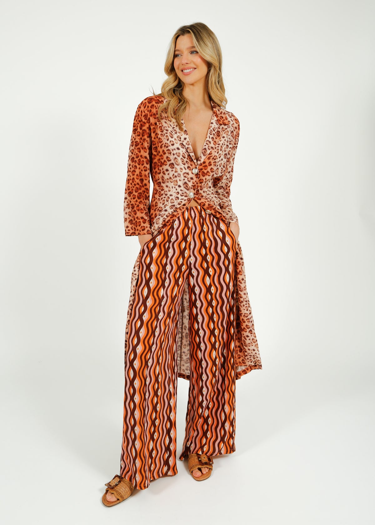 Primrose Park Eli Dress in Leopard