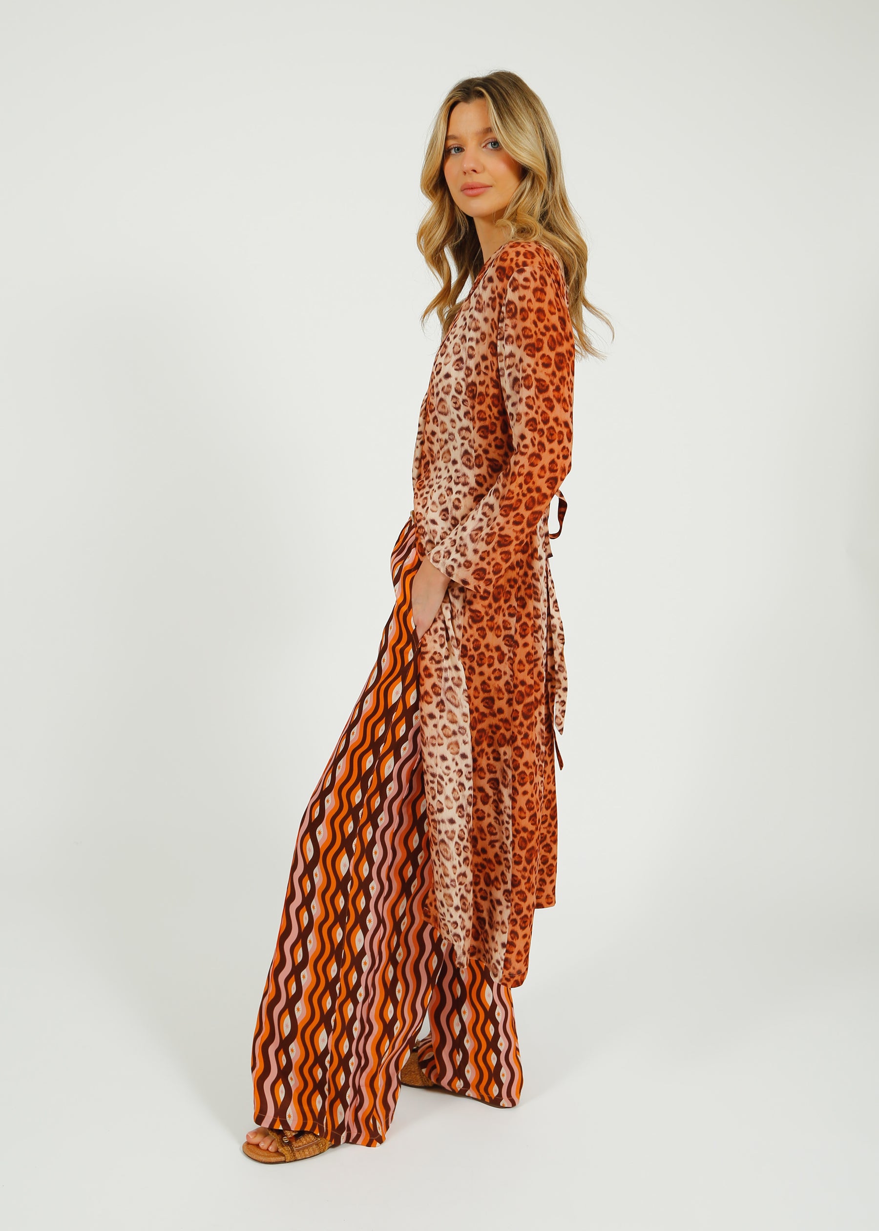 Primrose Park Eli Dress in Leopard