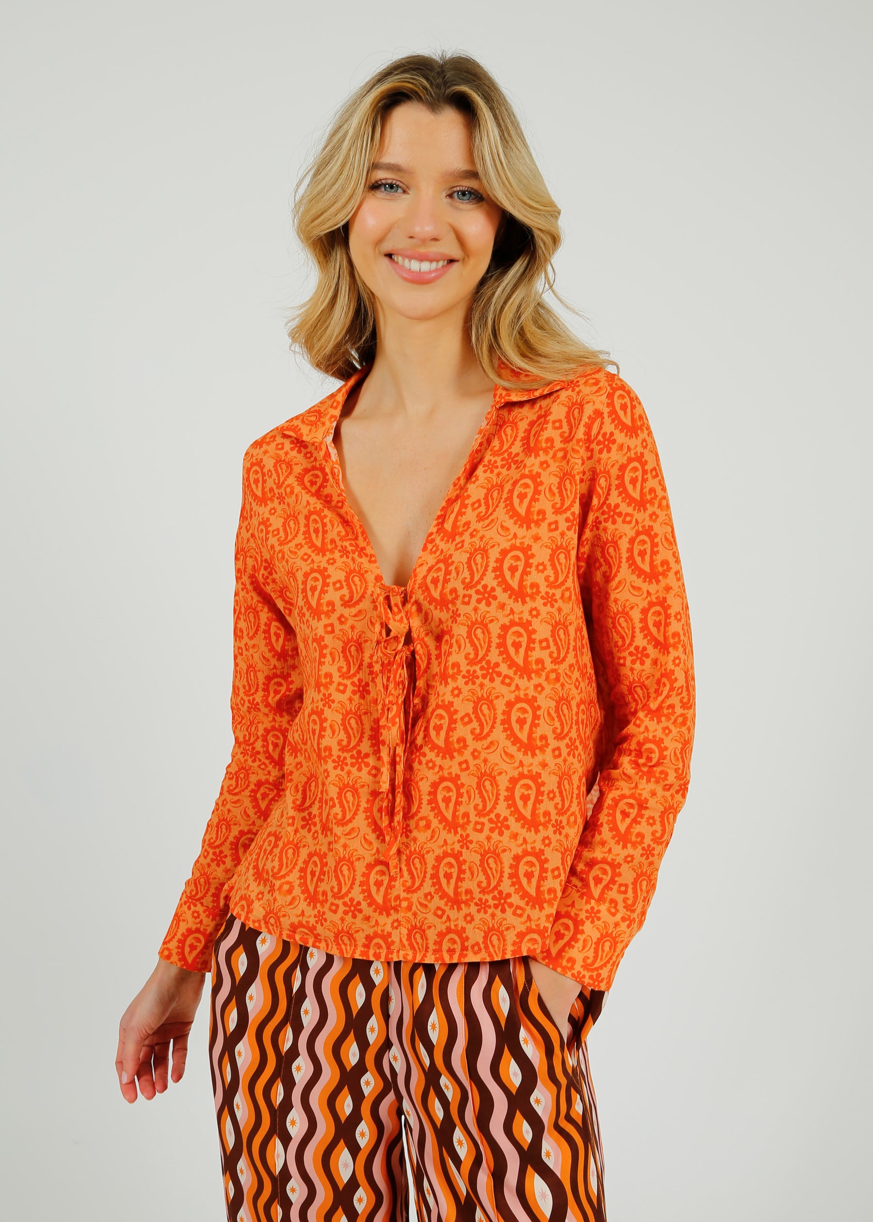 Primrose Park Eve Shirt in Paisley