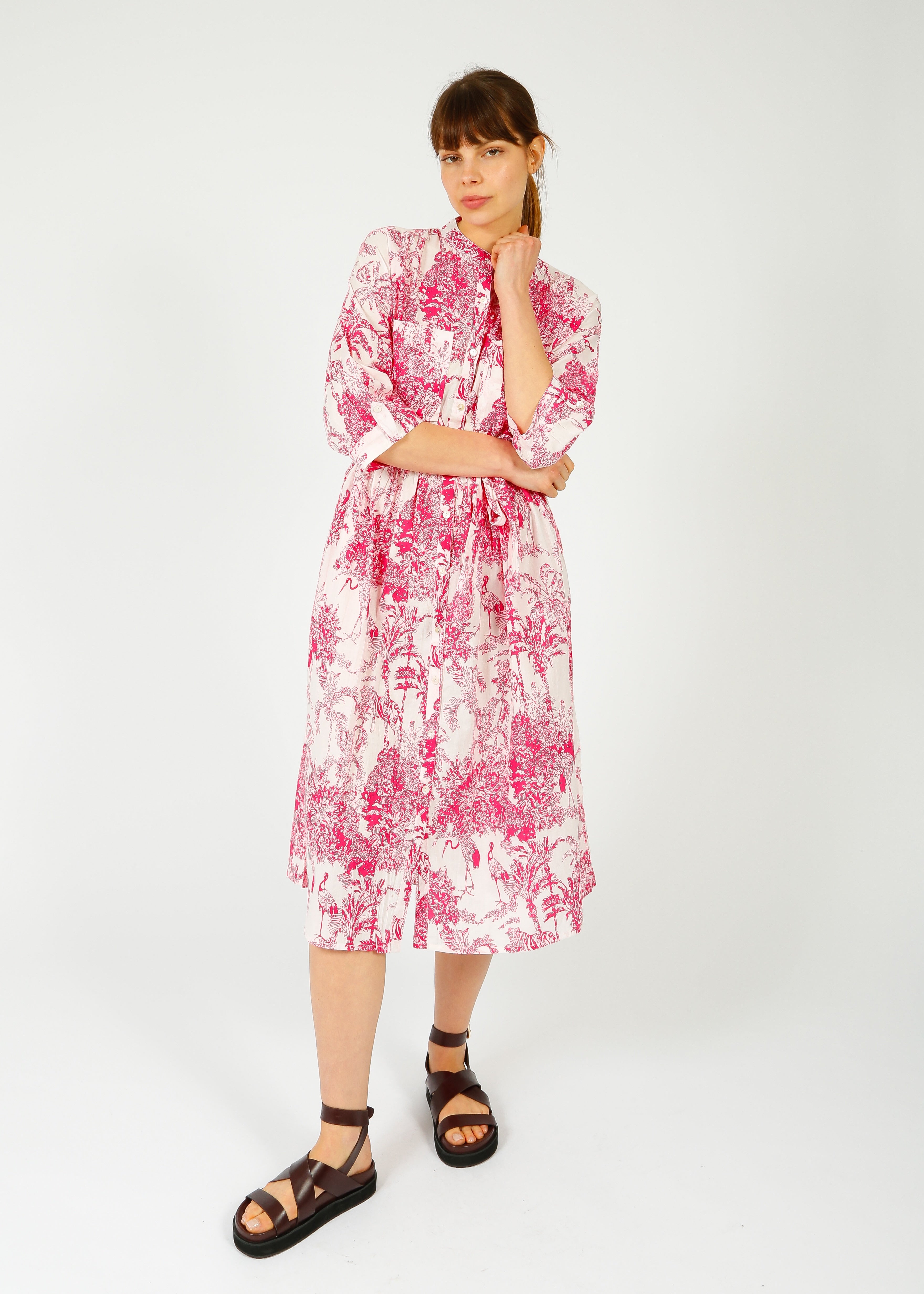 DREAM Lawson Dress in Pink Sketch