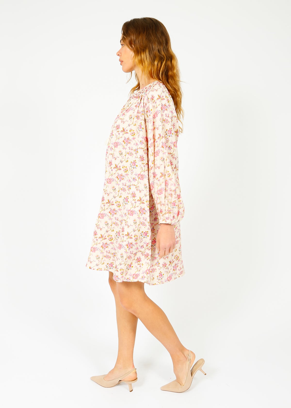 LM Janice Dress in Bucolia Fields Cream