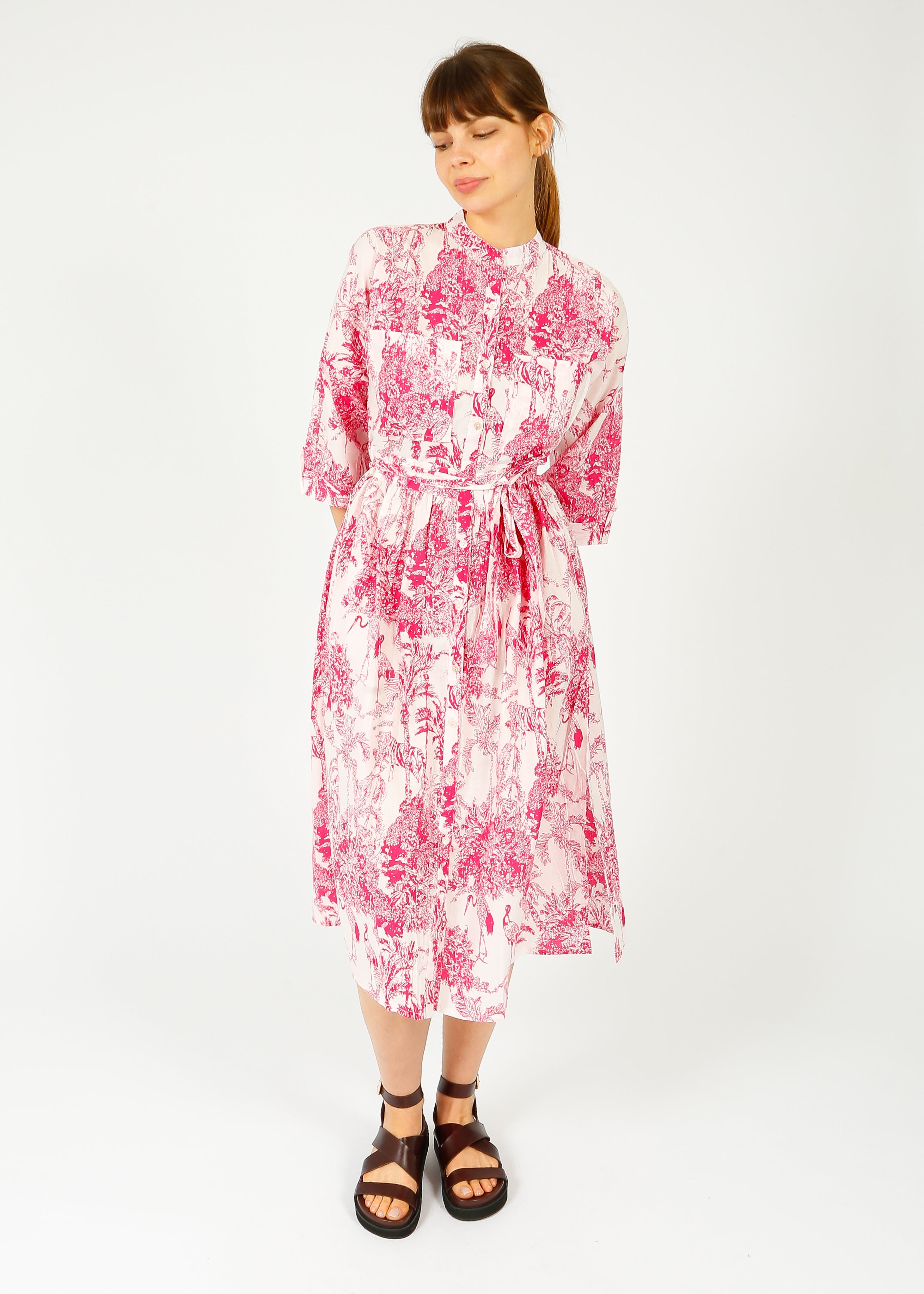 DREAM Lawson Dress in Pink Sketch