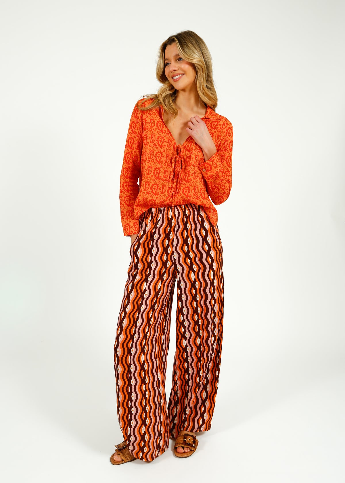Primrose Park Kylie Trousers in Waves
