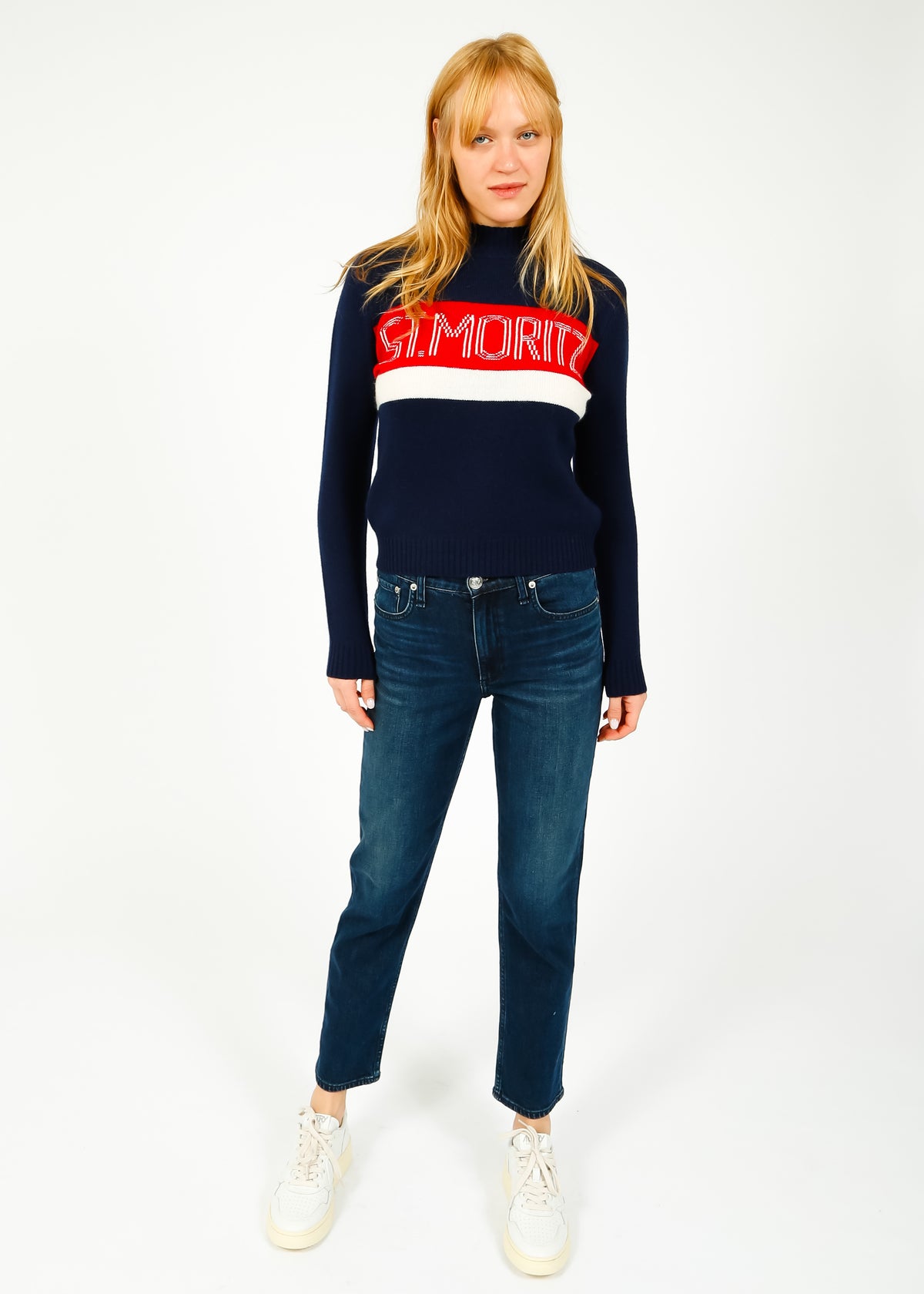 JU St Moritz Turtle Knit Shark, Red