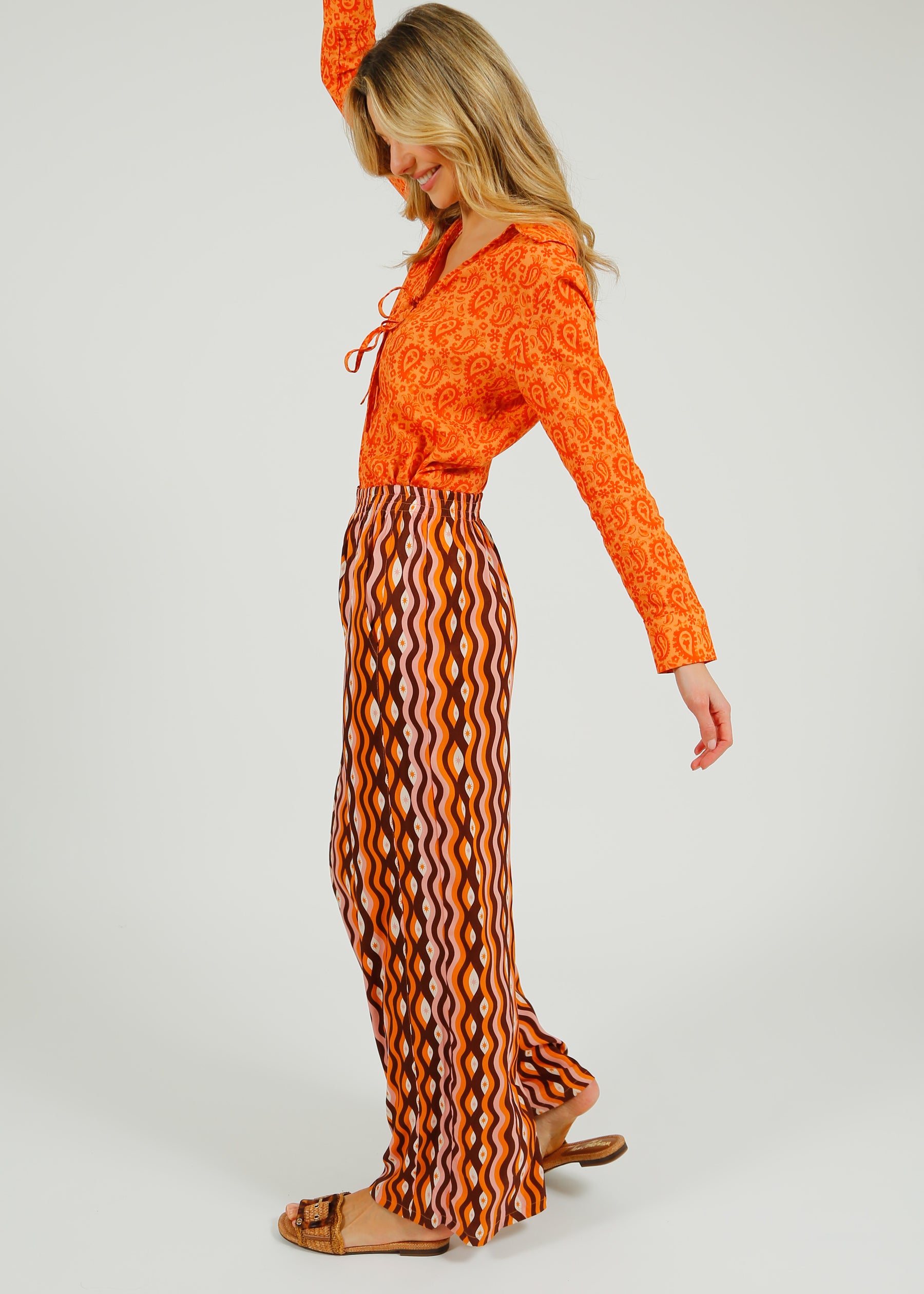 Primrose Park Kylie Trousers in Waves