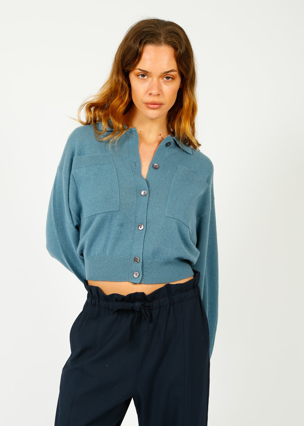 CRUSH Alba Bomber Jacket in Denim
