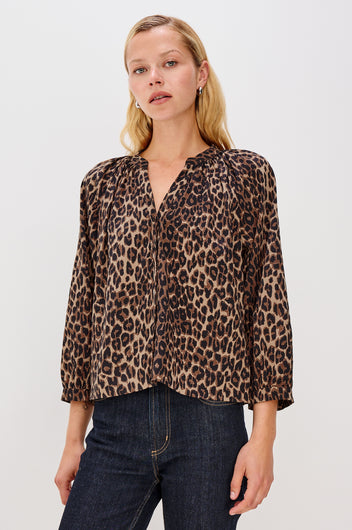 RAILS Josephine Shirt in Brown Nala