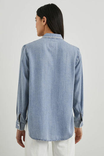 RAILS Saya Shirt in Cloud Wash