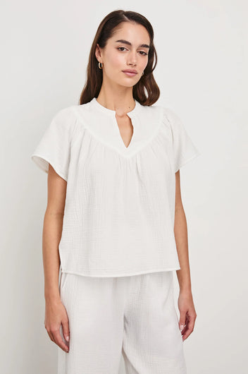 Rails Sayer Top in White