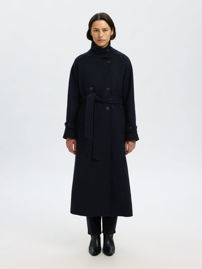 SELECTED Madeline Manteco Coat in Sky Captain