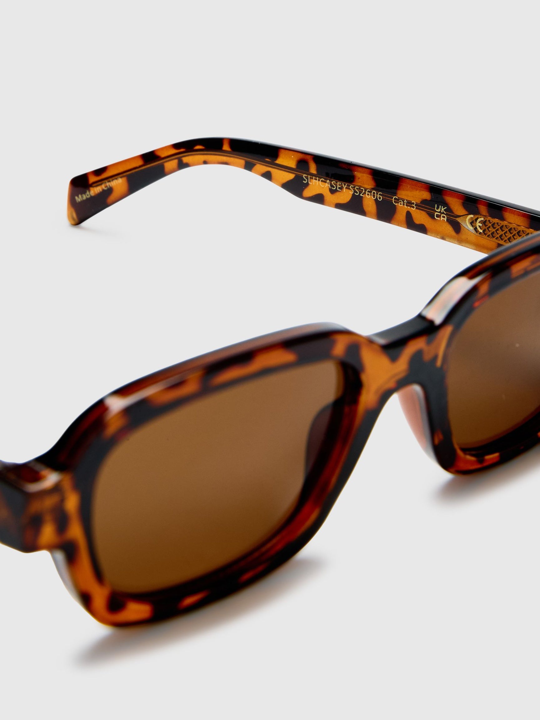 SELECTED Casey Sunglasses in Demitasse
