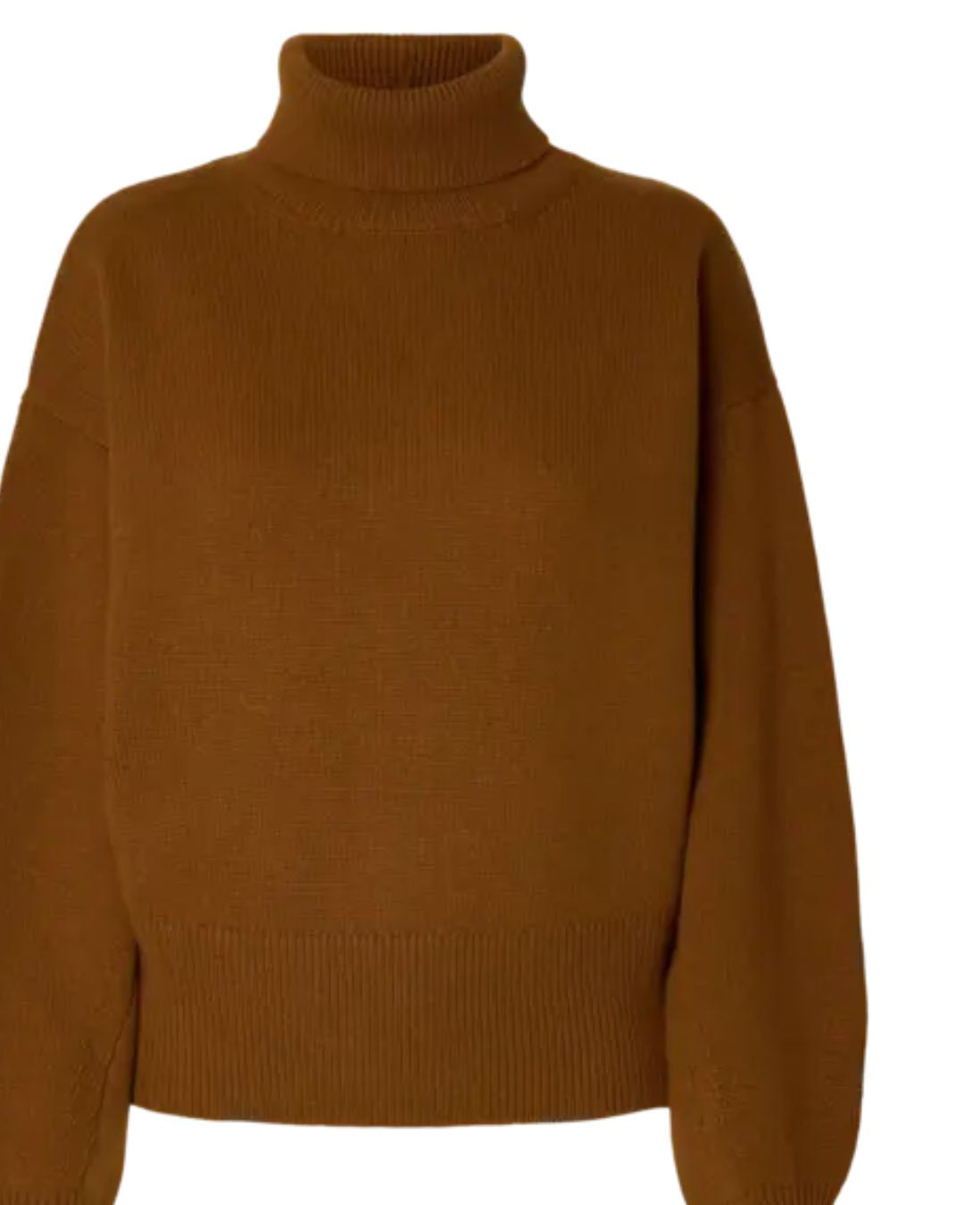 SELECTED Ellie Roll Neck Knit - Monks Robe