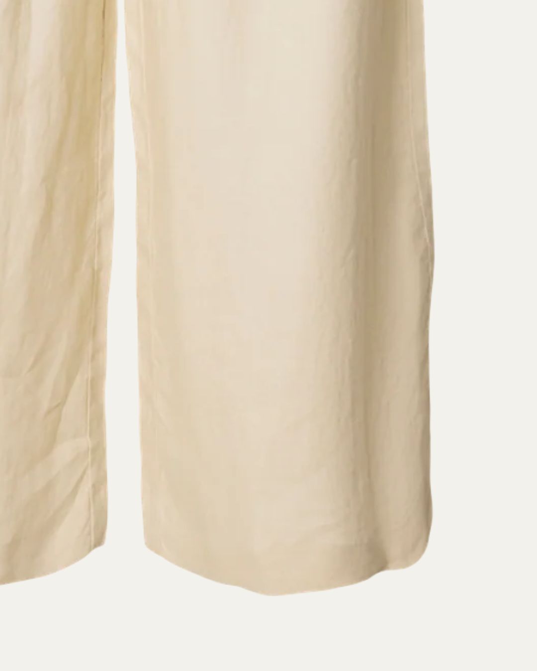 SELECTED Extra Wide Magna Linen Pants in Oatmeal