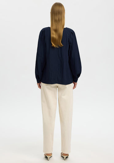 SELECTED Fiona LS Top in Dk Sapphire