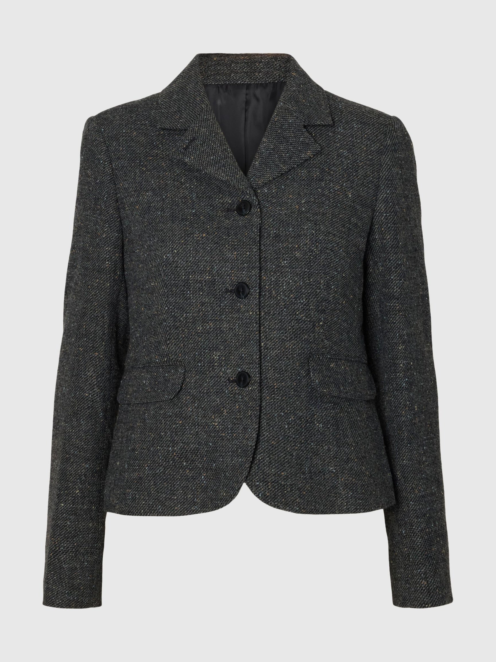 SELECTED Fitted Clea Short Blazer - Black