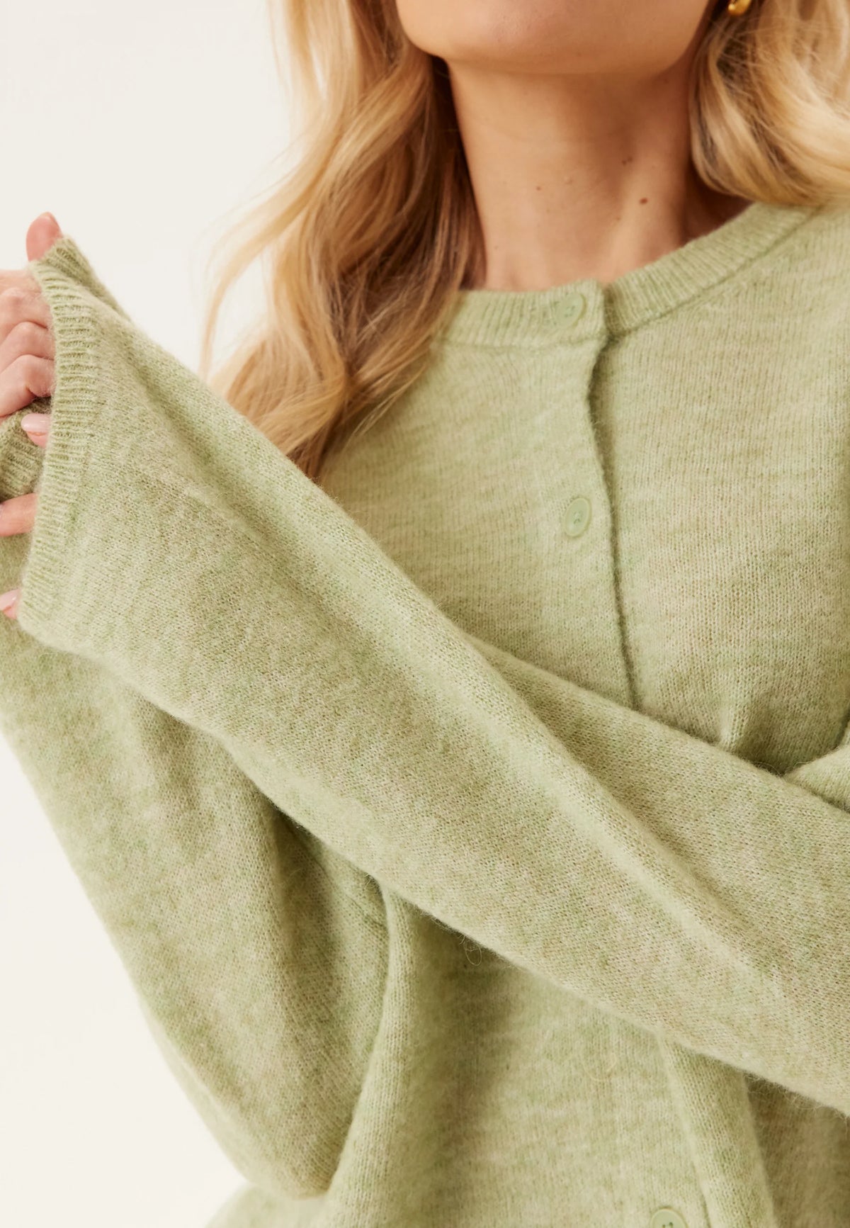 SELECTED Lulu New Knit Cardi in Lint