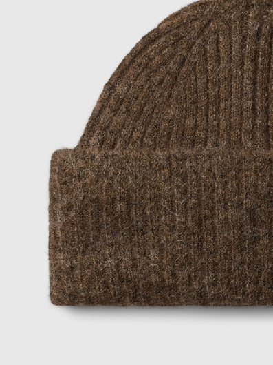 SELECTED Lulu Wool Blend Beanie - Dachshund Melange