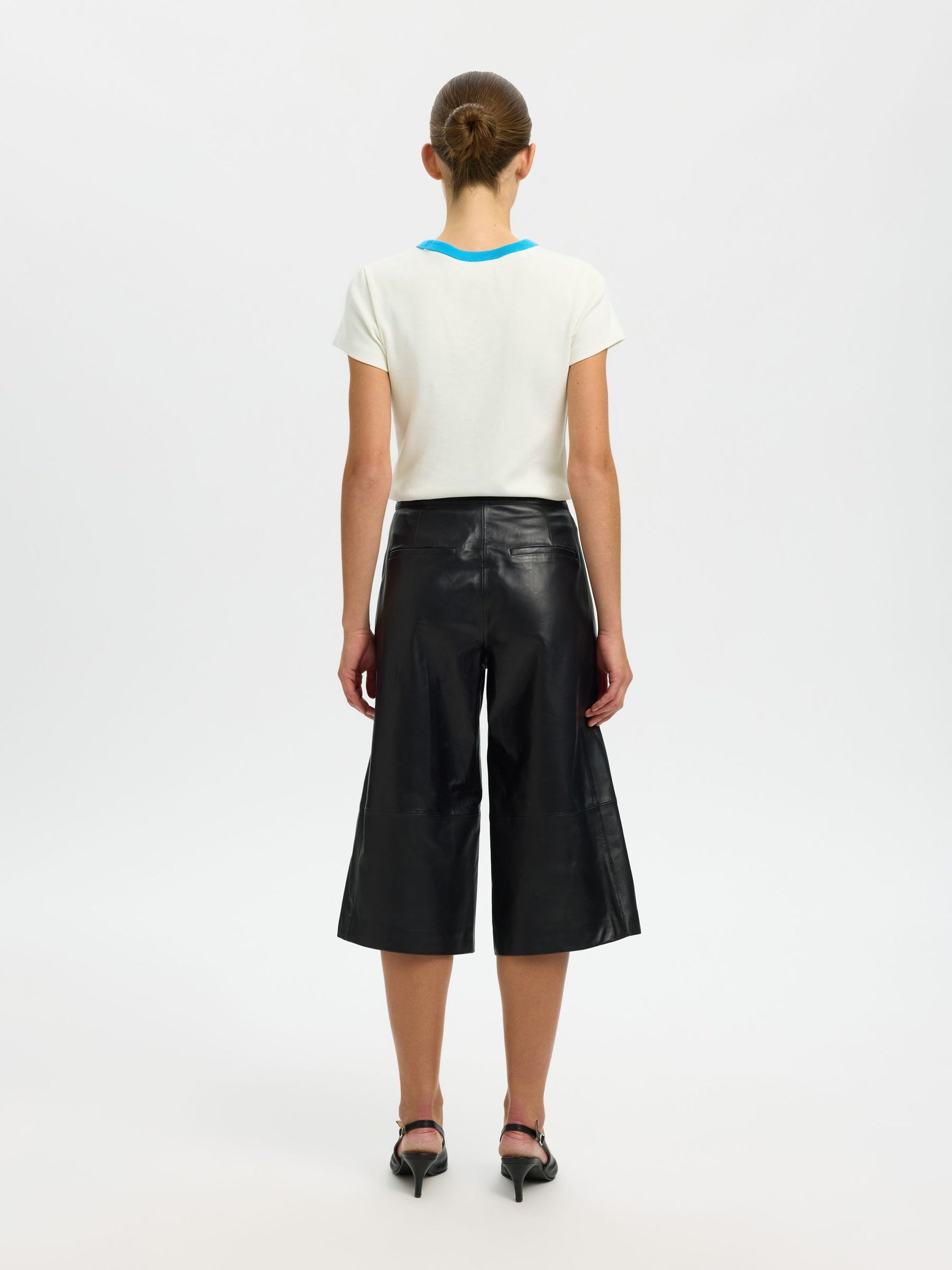 SELECTED Milly SS Tee in Malibu Blue, Egret