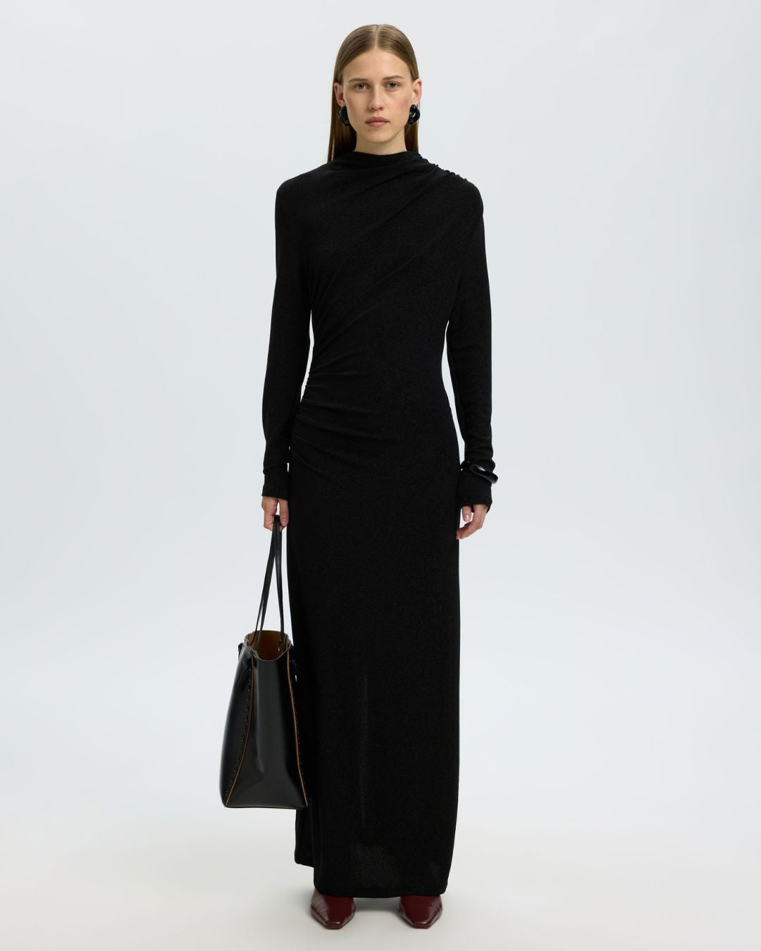 SELECTED Nori LS Dress - Black