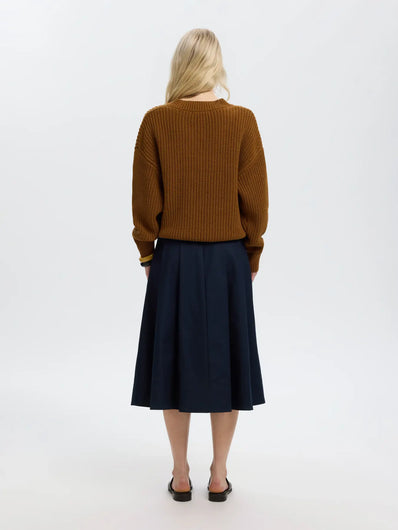 SELECTED Selma V Neck Knit - Monks Robe
