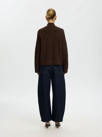 SELECTED Sia Ras Zipper Cardi - Delicioso