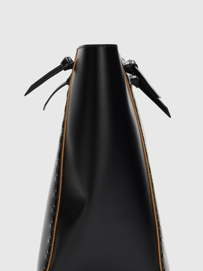 SELECTED Stella Leather Tote - Black