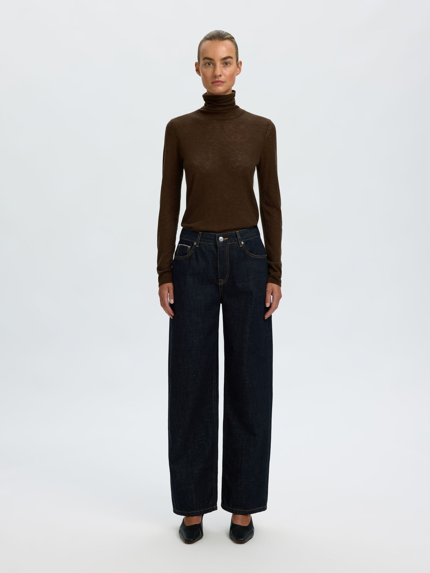 SELECTED Vendy Wool LS Knit - Delicioso