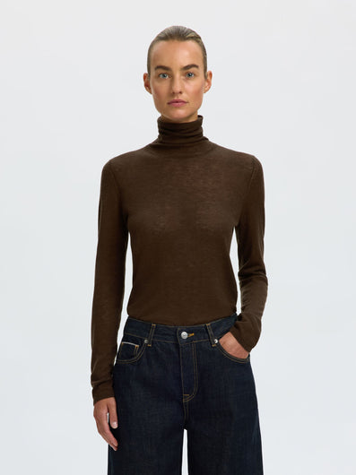 SELECTED Vendy Wool LS Knit - Delicioso