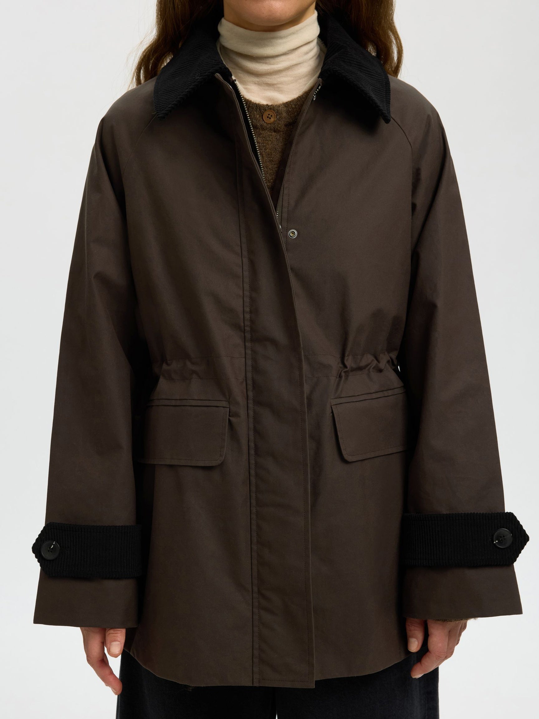 SELECTED Wilma Waxed Jacket - Delicioso