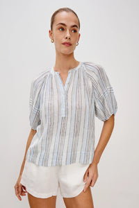 You added <b><u>RAILS Shoshanna Blouse in Antibes Stripe</u></b> to your cart.