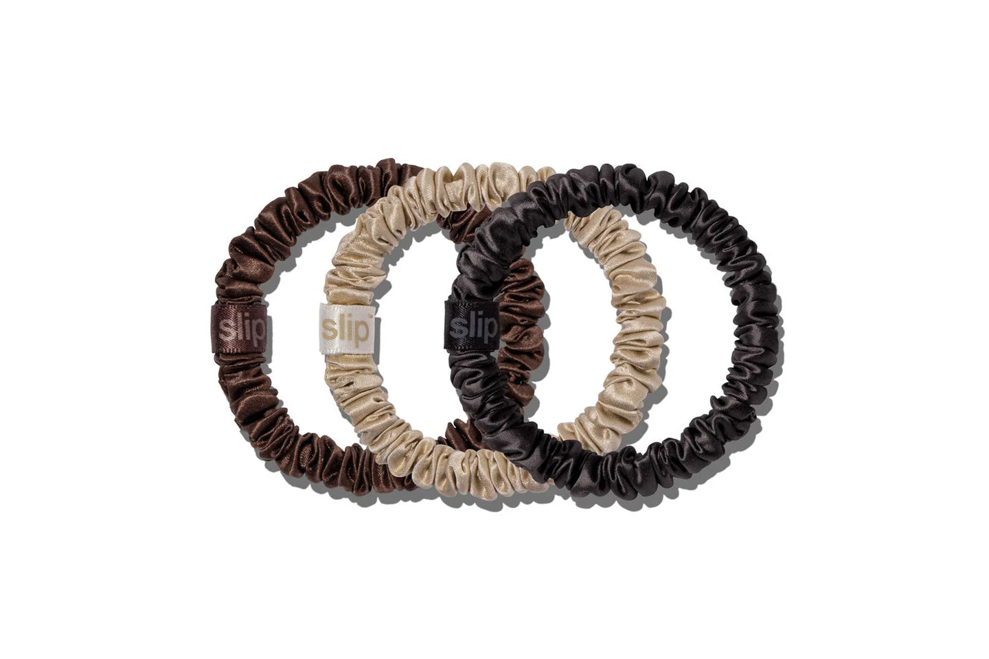 SLIP Pure Silk Skinny Scrunchies Trio Tin - Betty