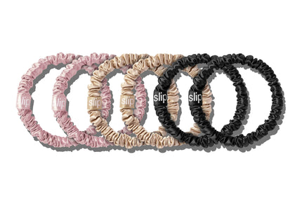 SLIP Skinny Scrunchies Pack of 6 in Multi