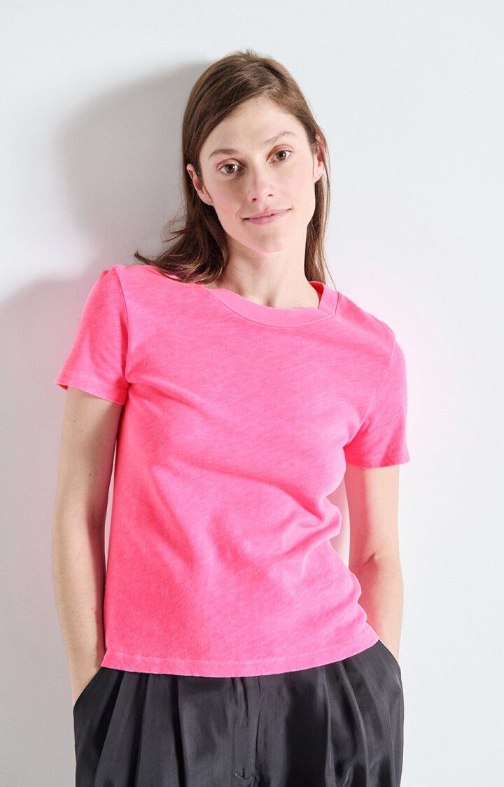 American Vintage Sonoma 28 Tee in Pink Acid Vintage