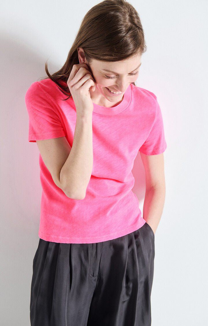 American Vintage Sonoma 28 Tee in Pink Acid Vintage