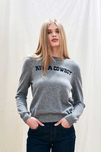 You added <b><u>Jumper1234 Kiss A Cowboy in Grey, Black</u></b> to your cart.