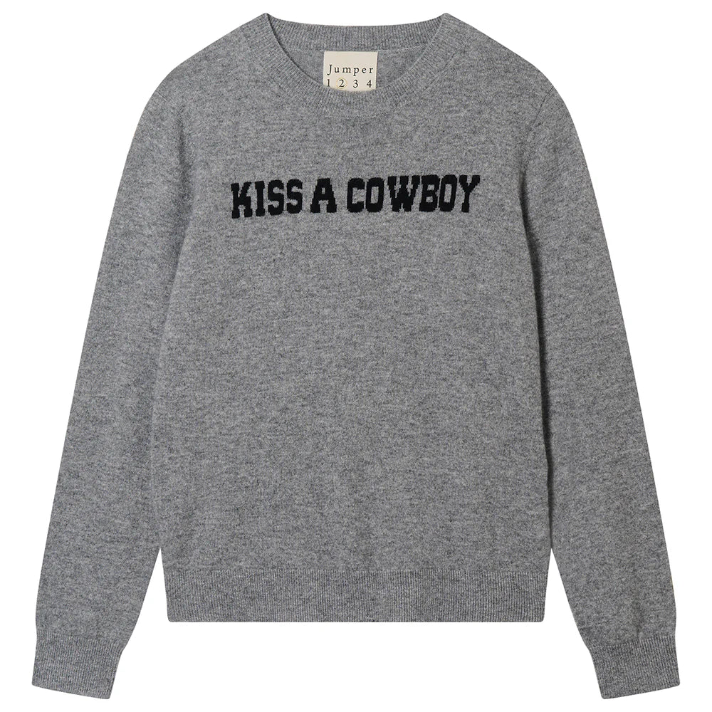 Jumper1234 Kiss A Cowboy in Grey, Black