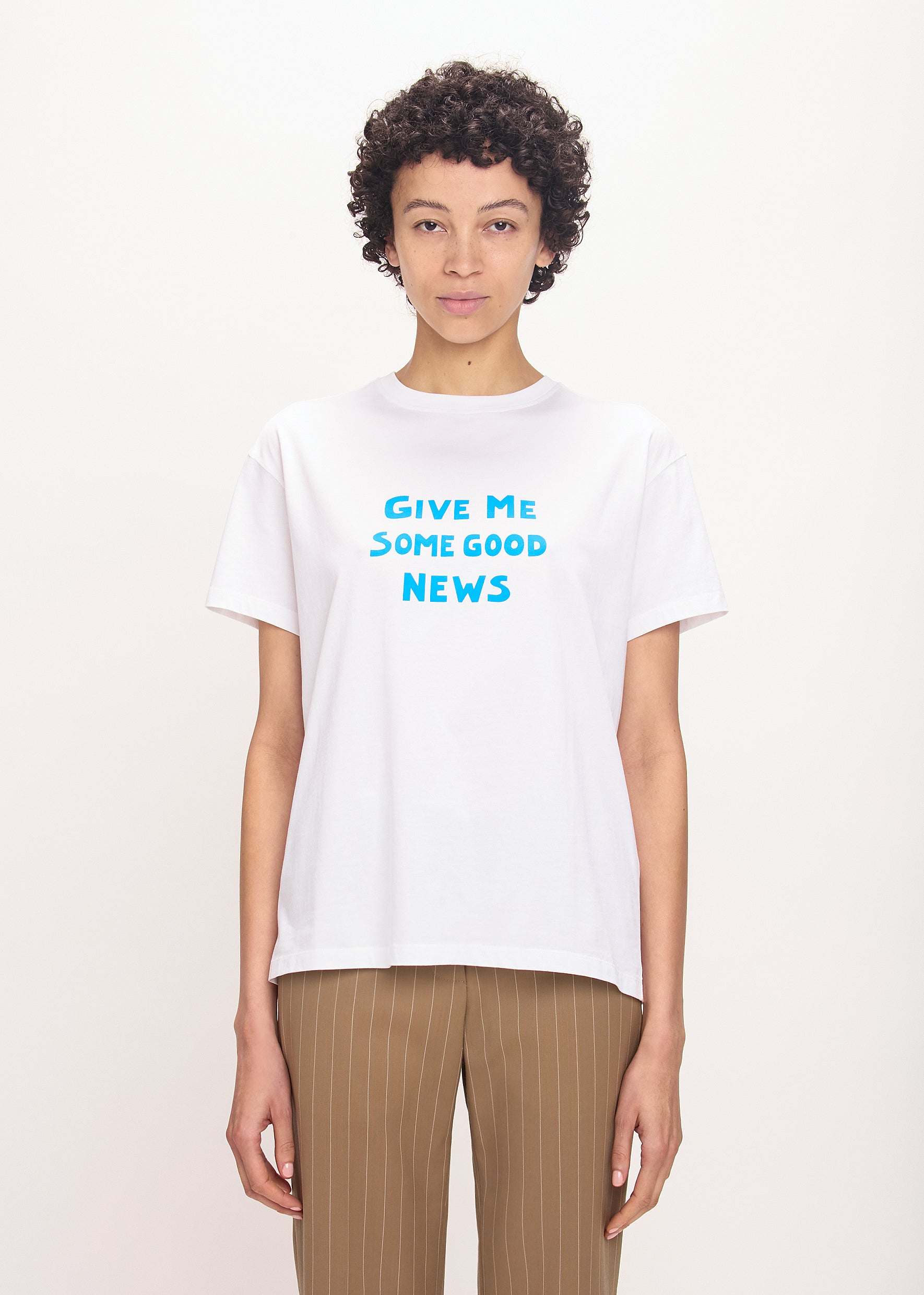 Bella Freud Give Me Some Good News Tee