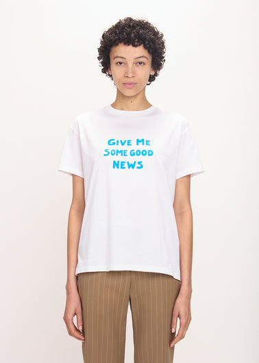 Bella Freud Give Me Some Good News Tee