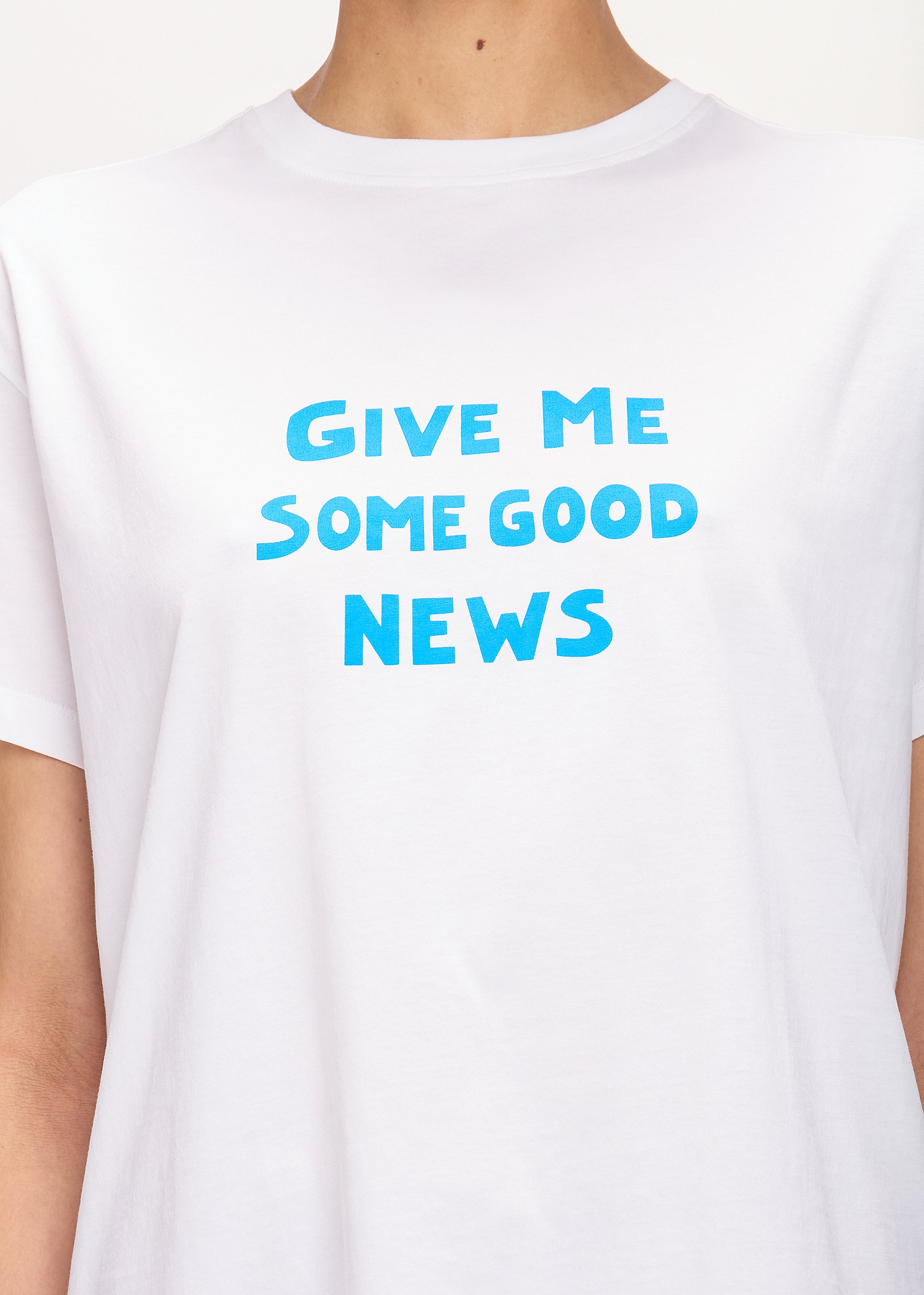 Bella Freud Give Me Some Good News Tee