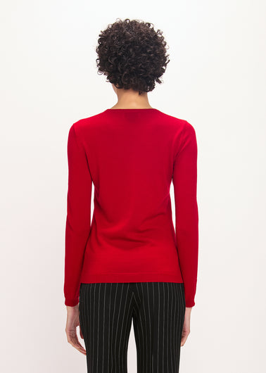 Bella Freud Love Letter Jumper in Red