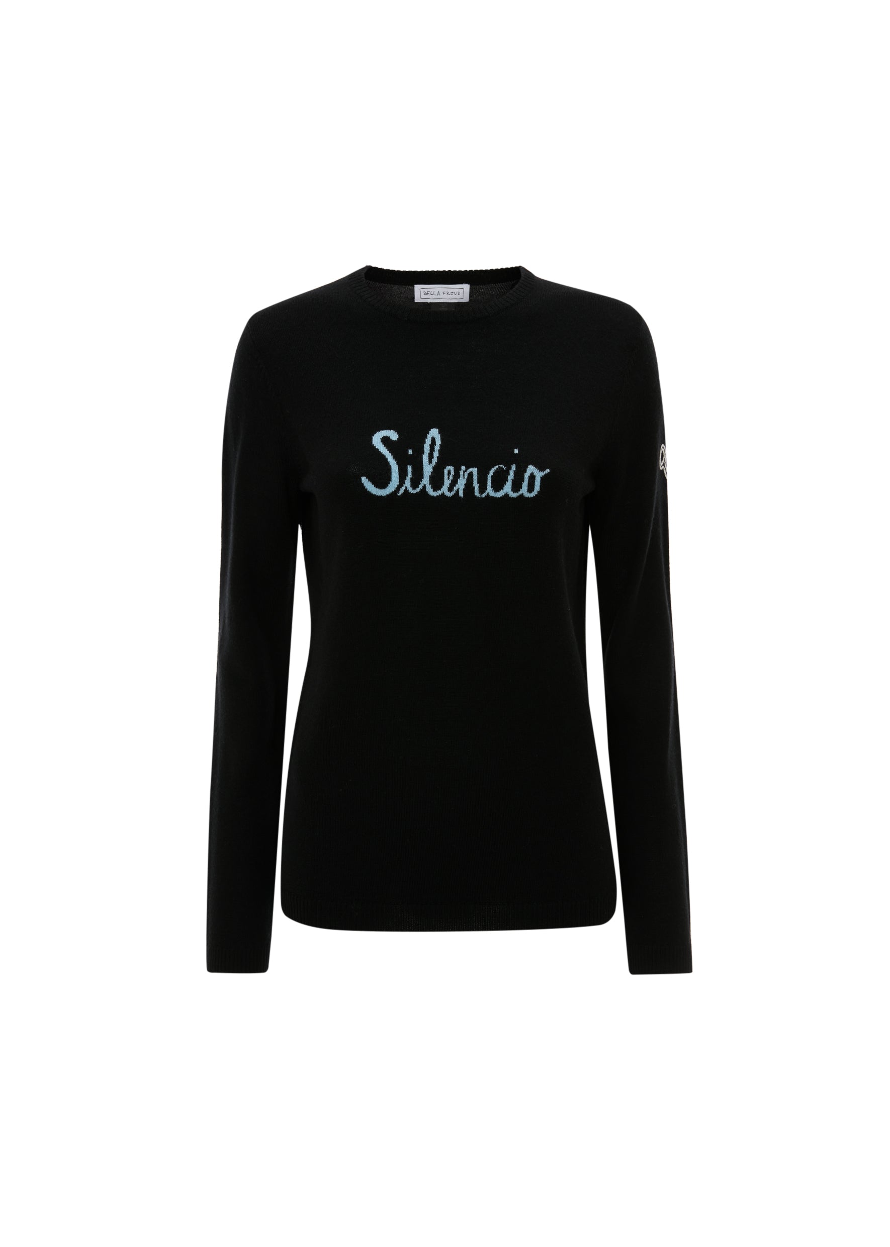 Bella Freud Silencio Jumper in Black