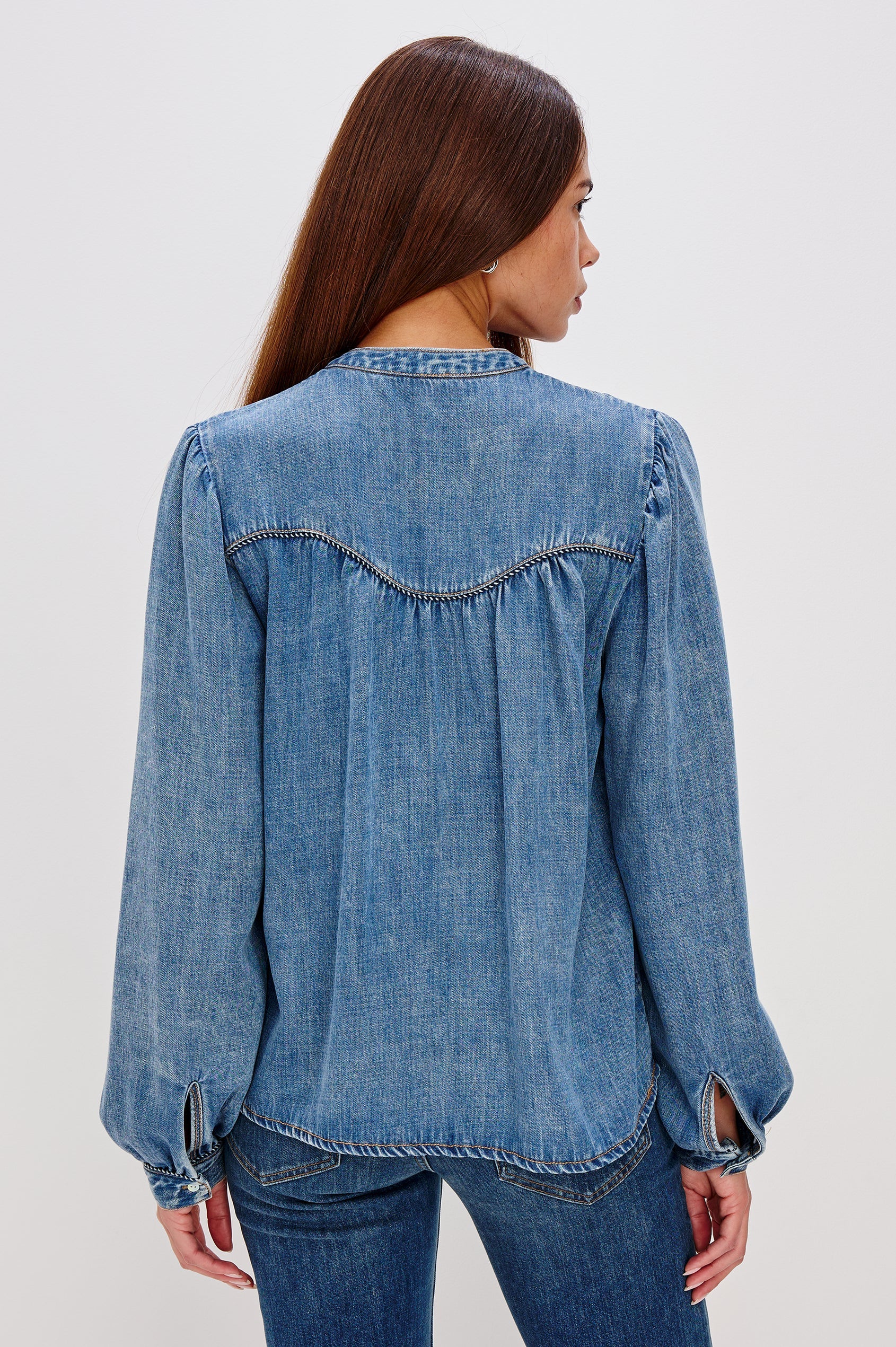 Rails Sunna Shirt in Blue Stone