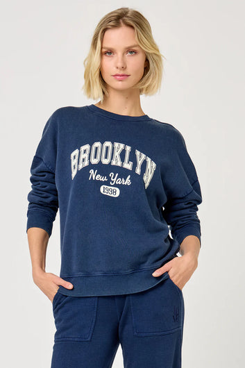 Five Jeans Brooklyn Sweat in Navy