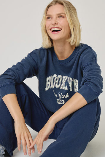 Five Jeans Brooklyn Sweat in Navy