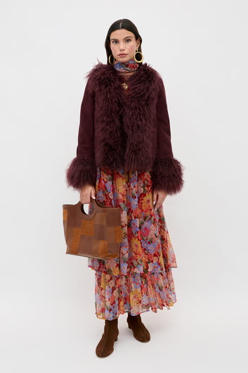 RIXO Sammy Jacket - Maroon