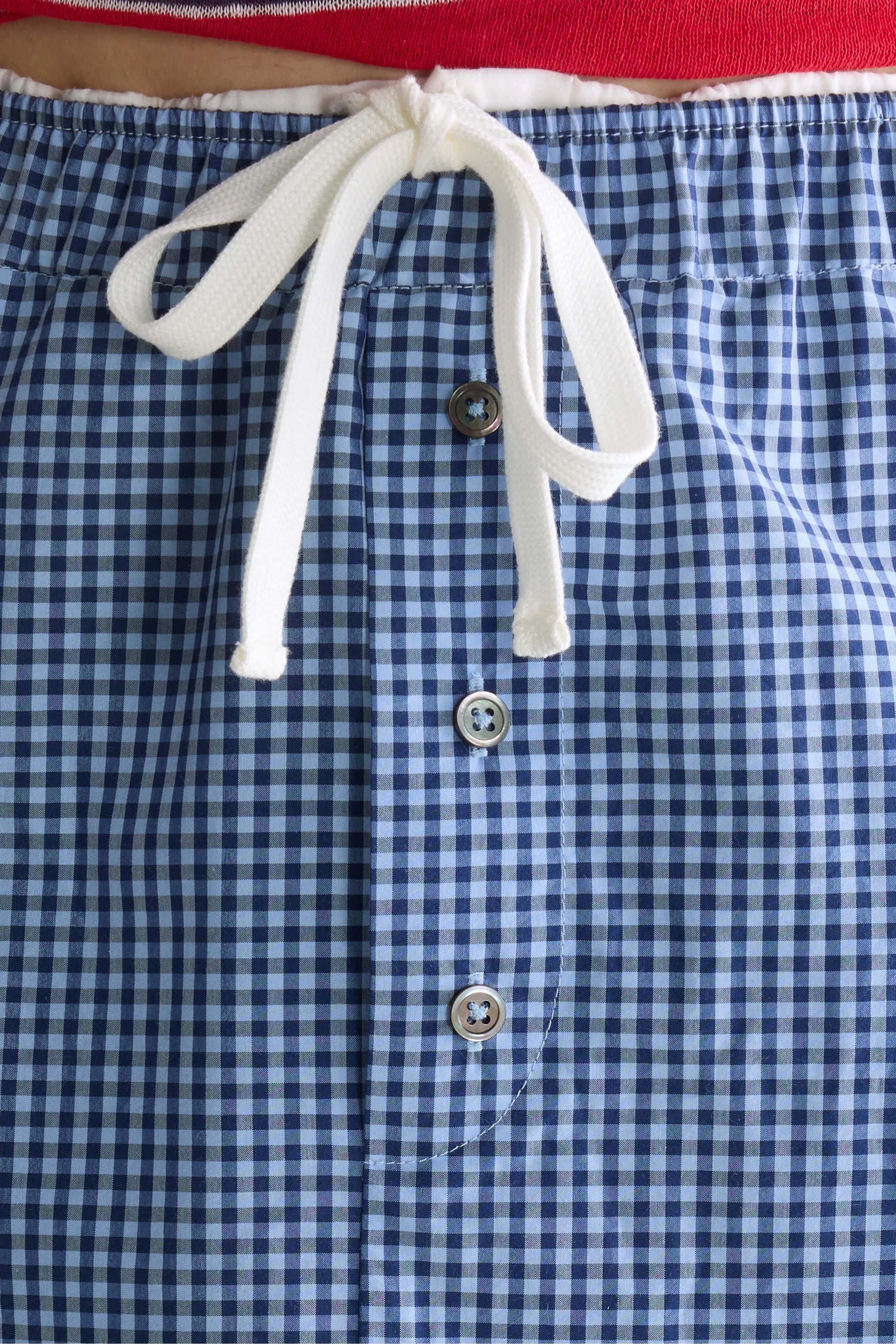 Bellerose Sarina Check Skirt in Blue