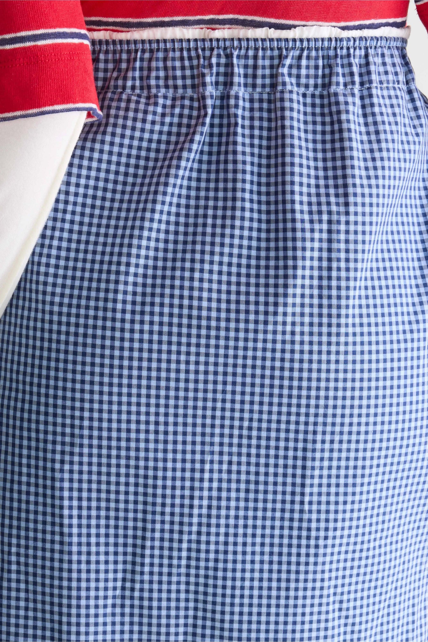 Bellerose Sarina Check Skirt in Blue