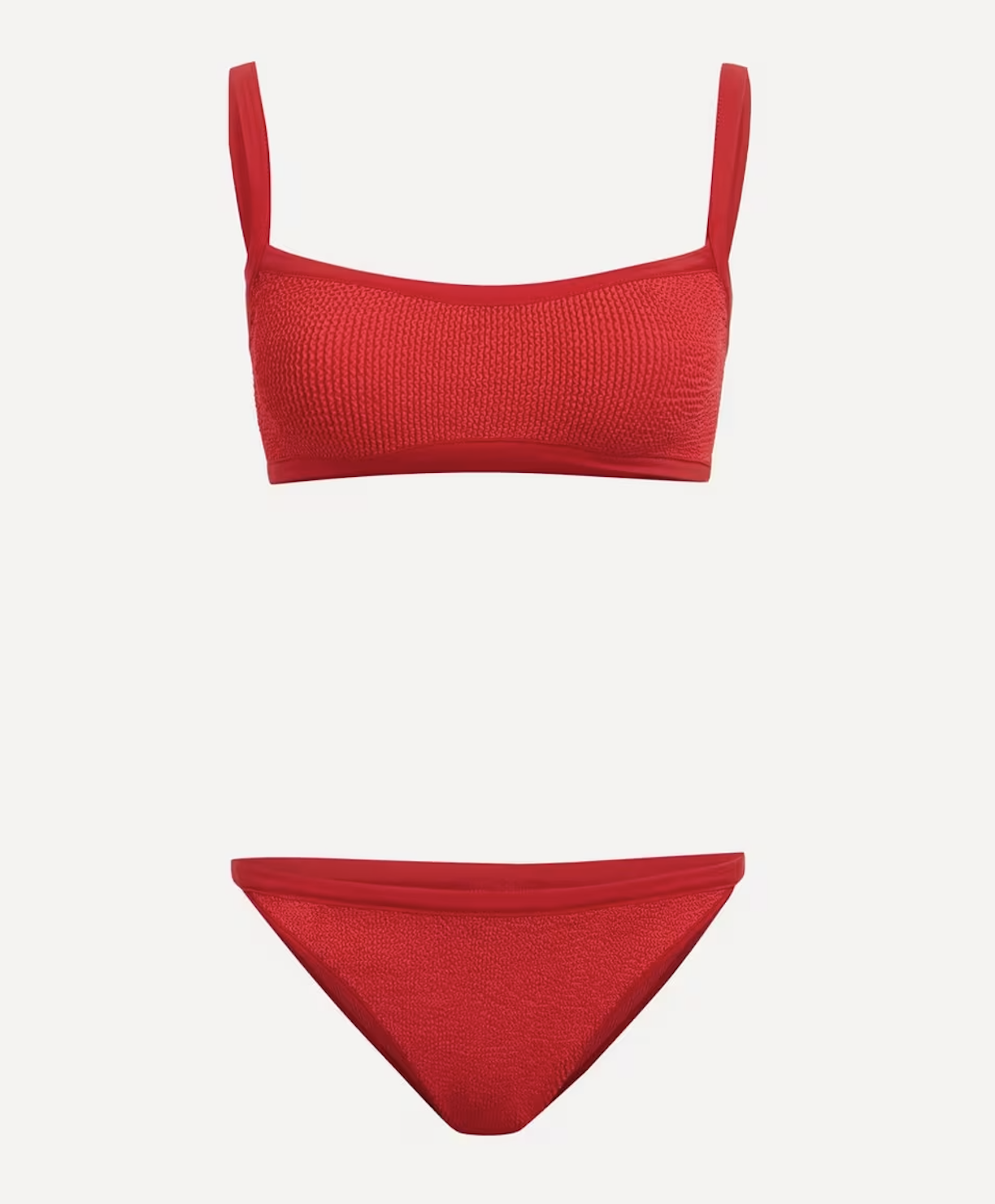 HUNZA G Tyler Bikini in Red