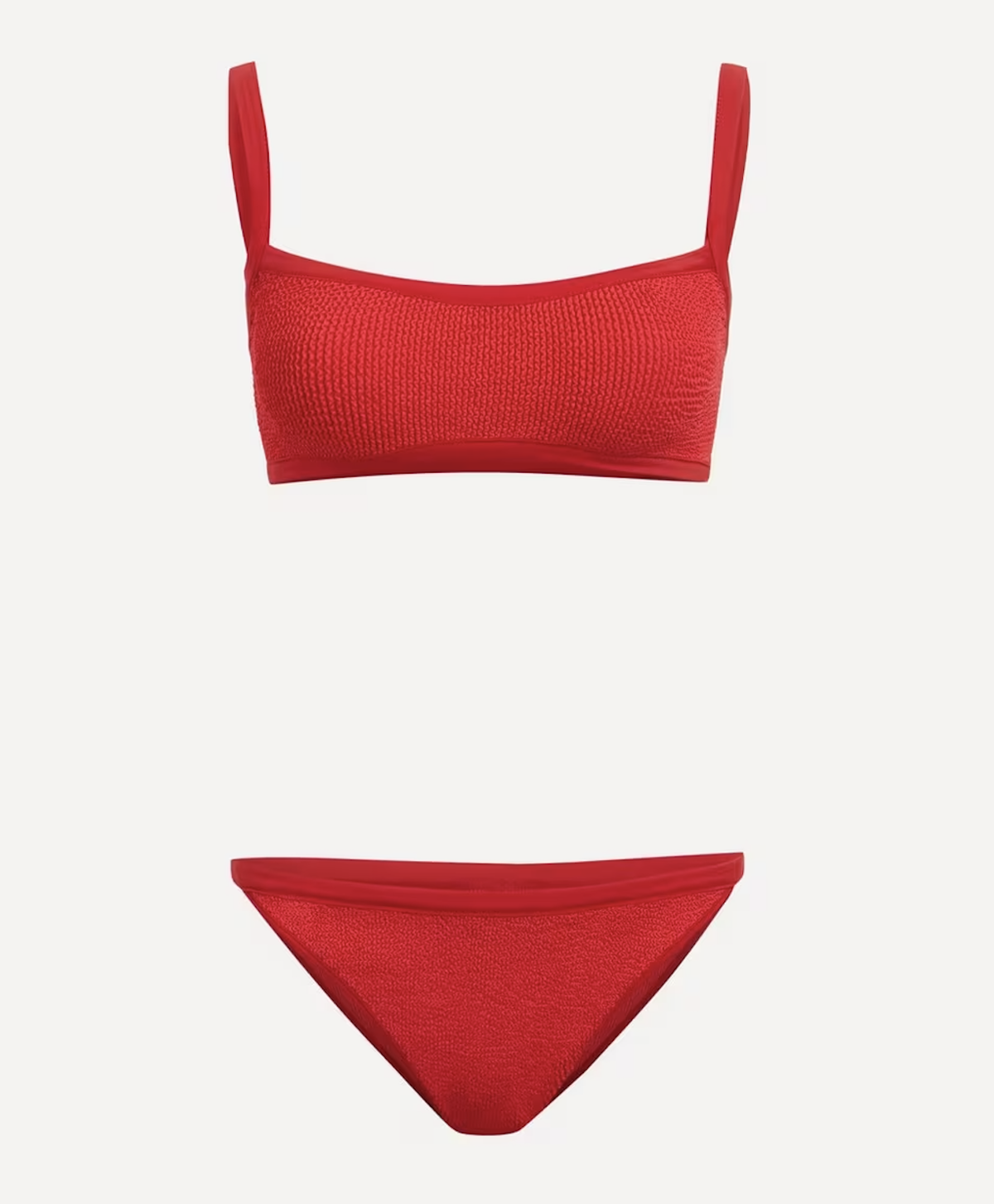 HUNZA G Tyler Bikini in Red
