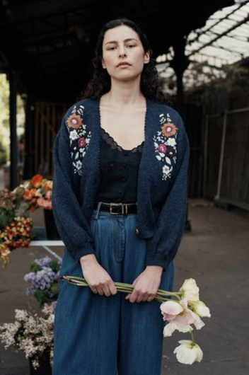 Louise Misha Lunami Cardi in Marine